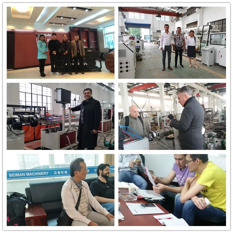 25meter/Minute PLC Touch Screen Control System 20-110mm HDPE/PPR Pipe Making Machines