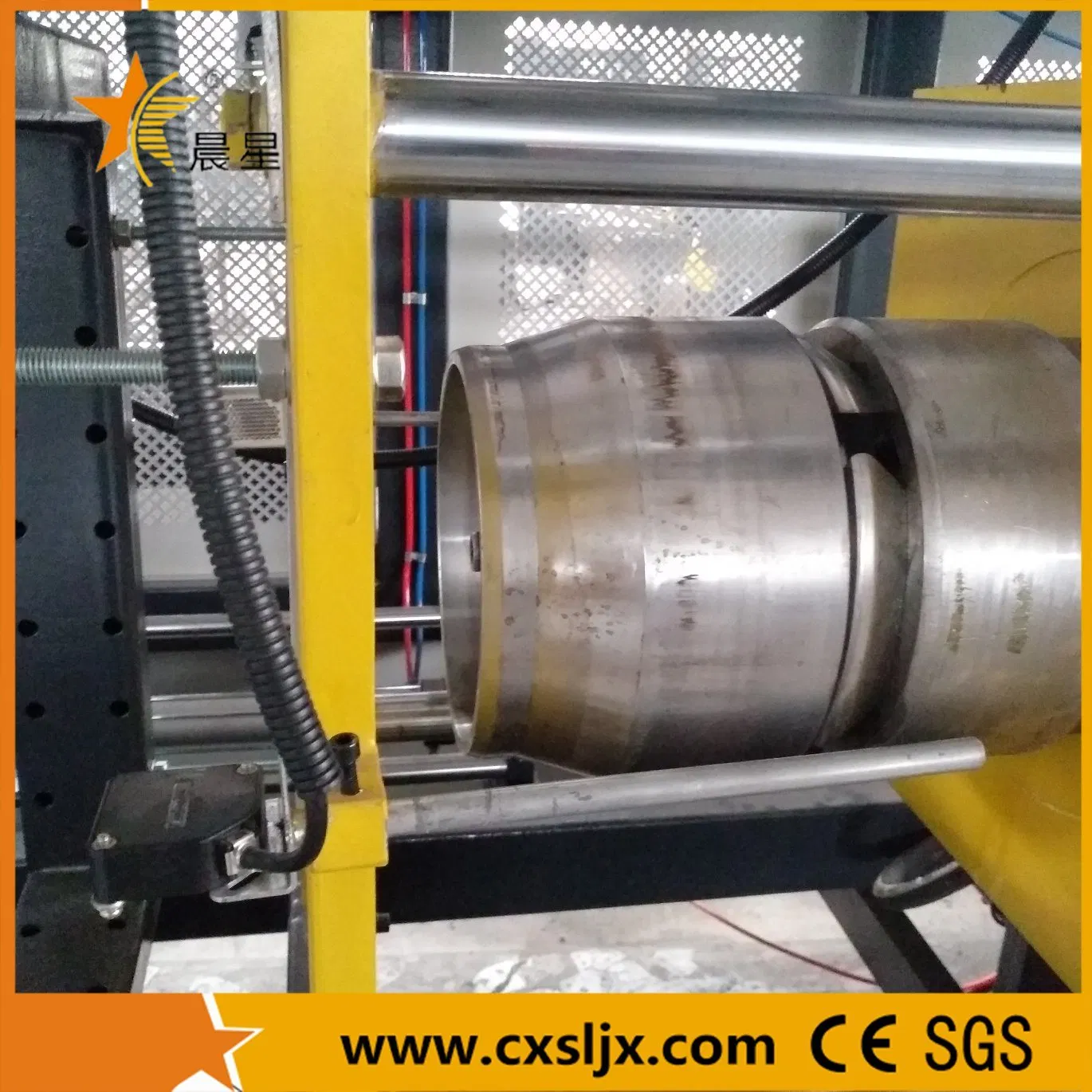 PLC Control Full Automatic PVC Pipe Expanding Machine