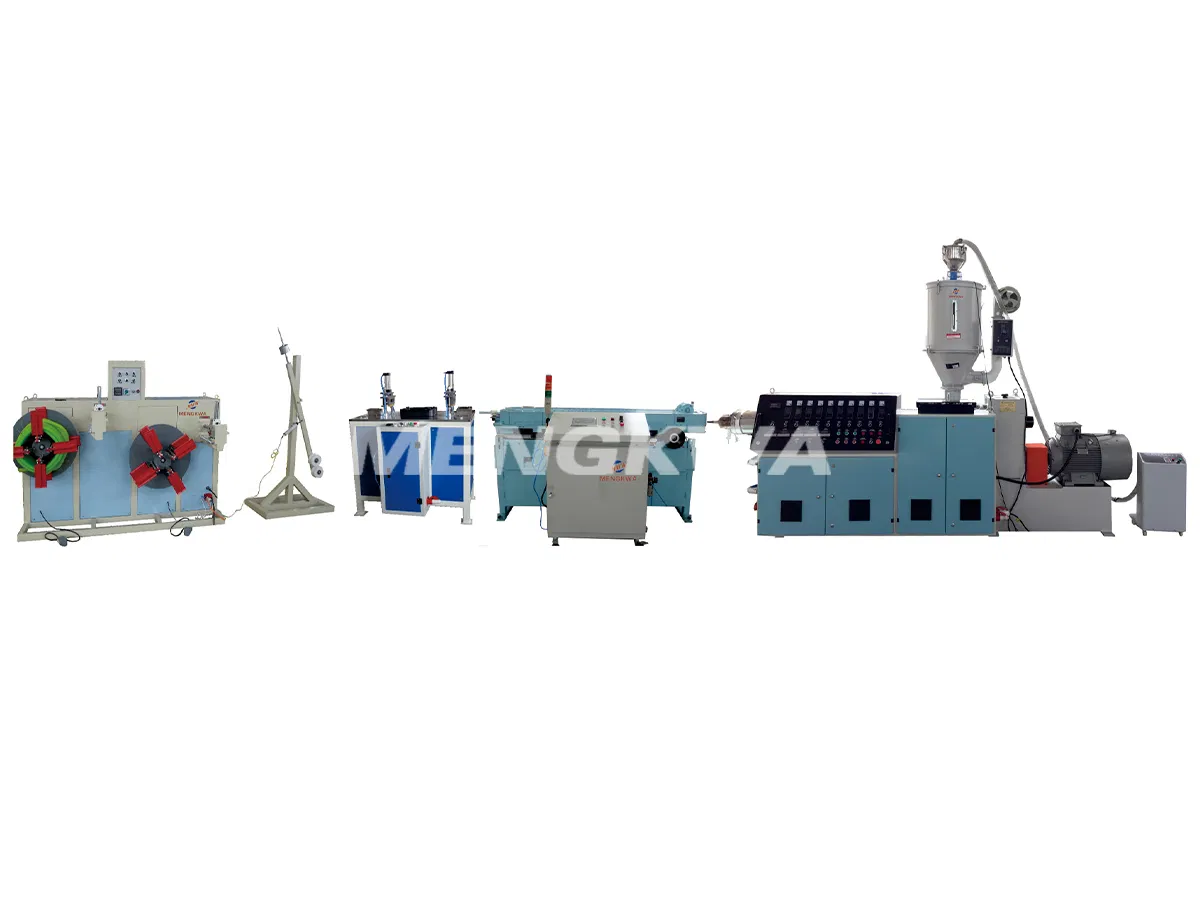 PE PA PVC EVA High Speed Single Wall Corrugation Pipe for Electric Pipe Manufacture Machinery Extrus