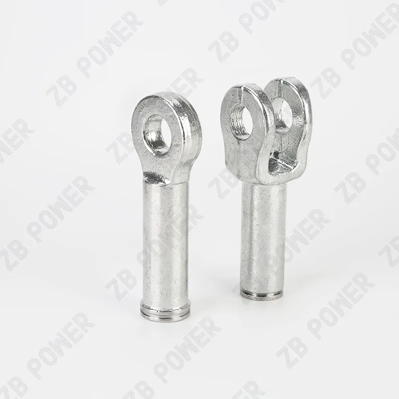 Electrical Power Fitting Power Line Fitting 100kN Tongue and Clevis Metal Fitting for Lond Rod Compo