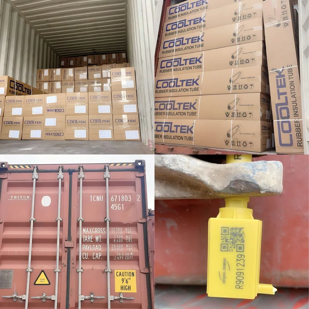 NBR PVC Flexible Waterproof Rubber Foam Pipe Insulation