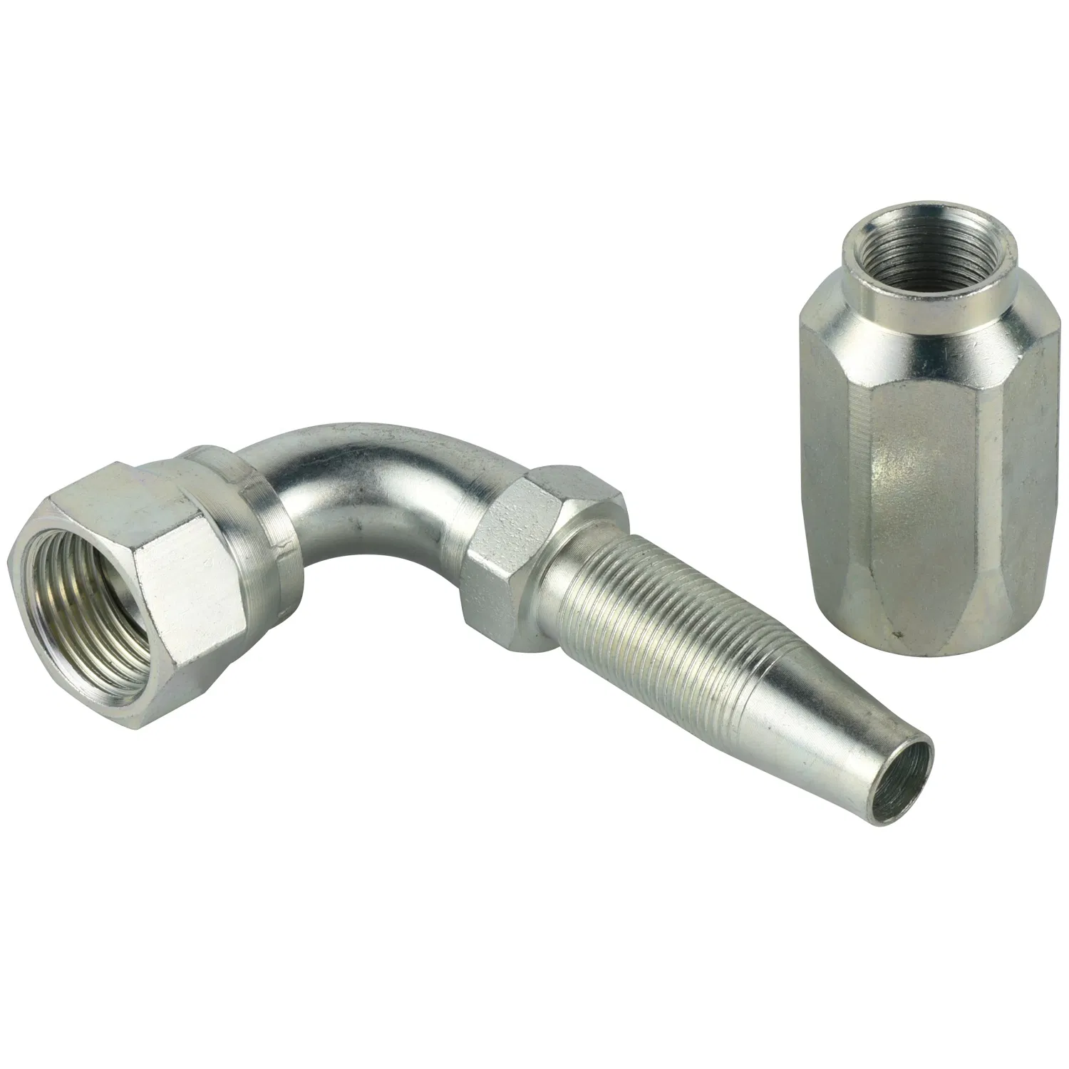 Lt Steel Metal Brass Hydraulic Hose End Fittings Reusable Fittings