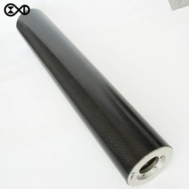Carbon Fiber Tube Factory Carbon Fiber Roller Shaft Matte Carbon Fiber Tube