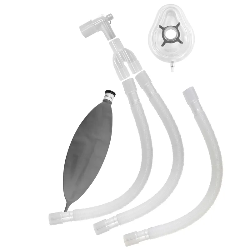 Extendable Anesthesia Circuits with Flexible Coiled Tubing for Maximum Maneuverability