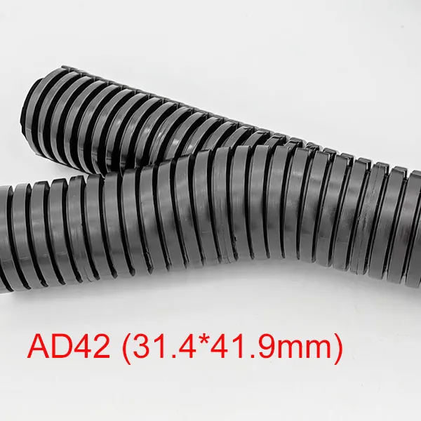 Double Split Flexible Corrugated Tube PP-V0-Ad42 (31.4*41.9mm)
