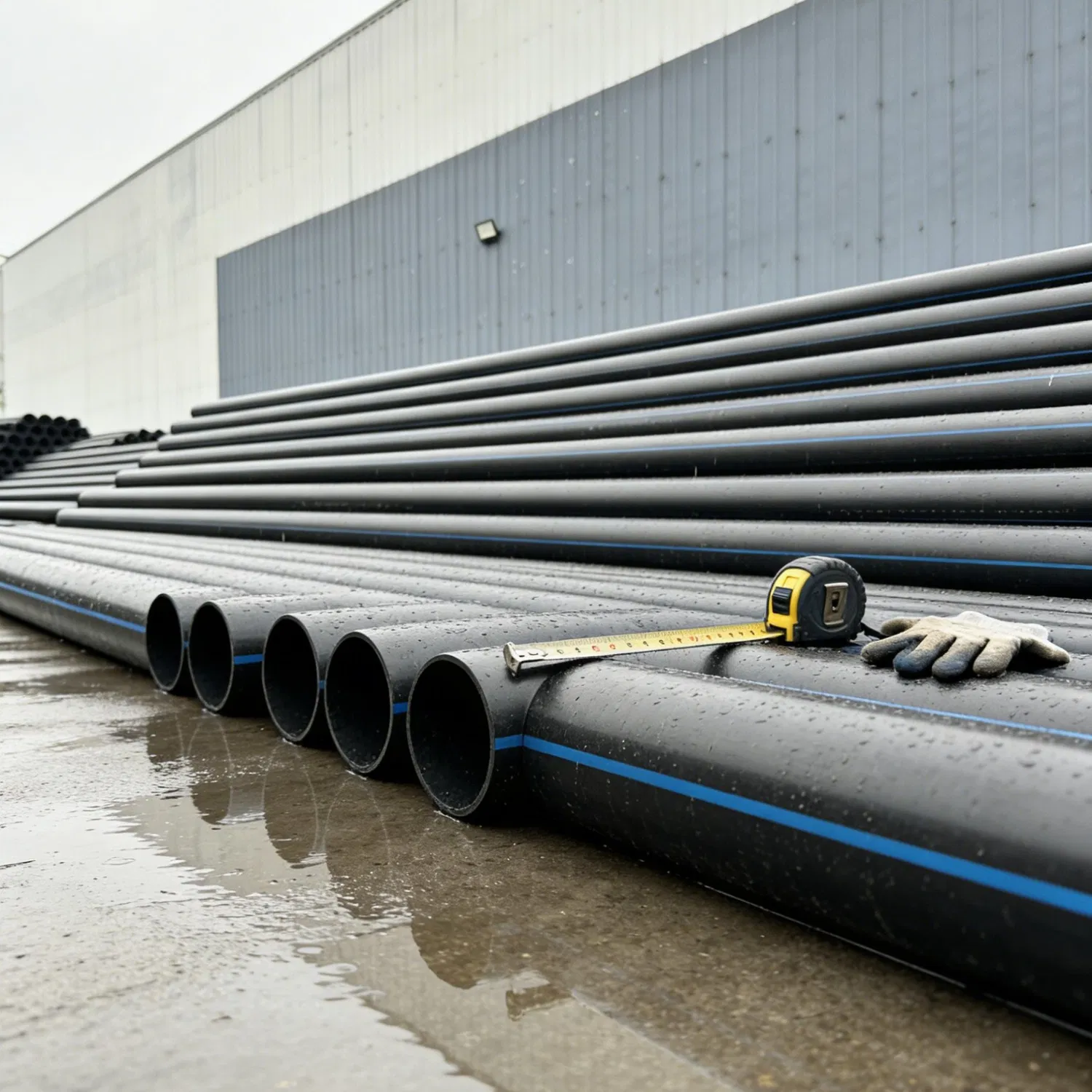 Custom Plastic Pipeline Solution for Water Supply Natural Gas and Landscape Irrigation Projects PE10