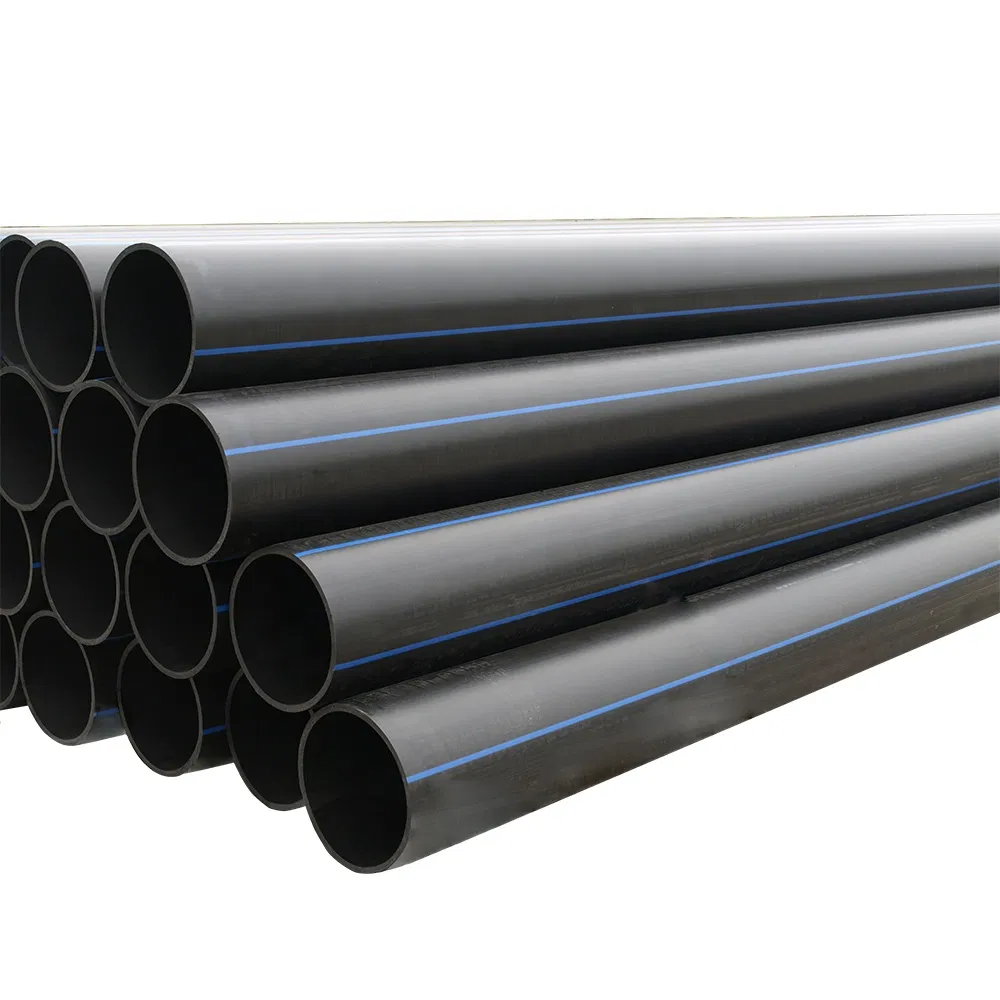 HDPE PE100 High Density Polyethylene Water Pipe of SDR26/SDR21/SDR17/SDR13.6/SDR11 Size De20-1200mm 