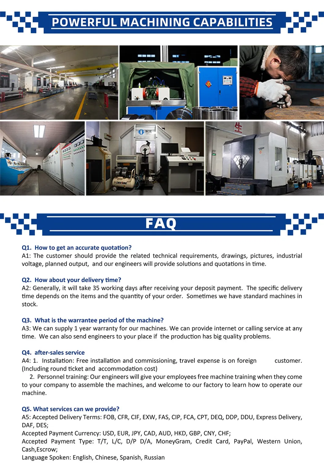 Mud Motor HDD Trenchless Drilling Mud Motor Downhole Drilling Mud Motor for Oil Gas and Coiled Tubing