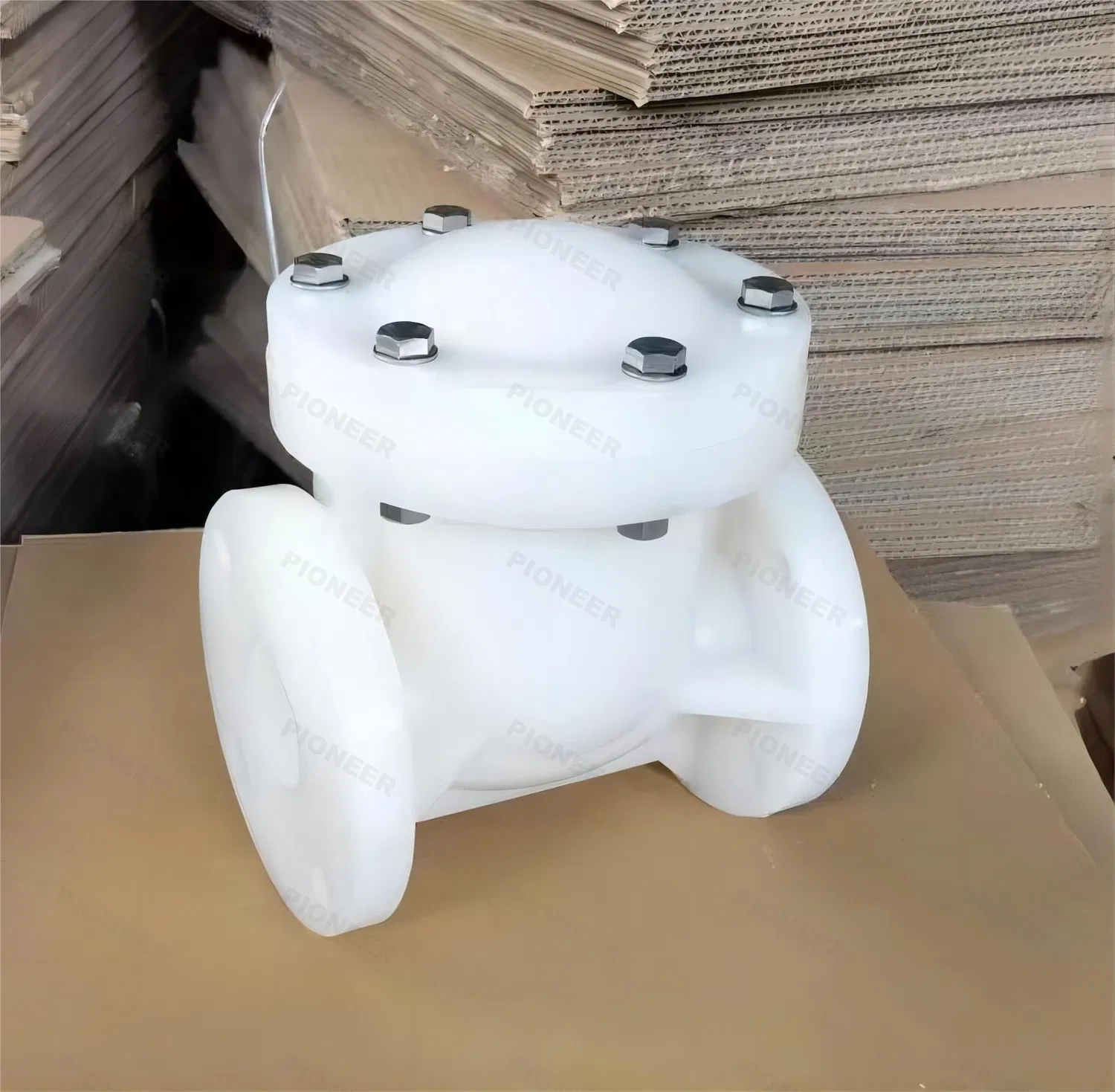 Swing Check Valve Plastic PVDF/Pph Flange Type