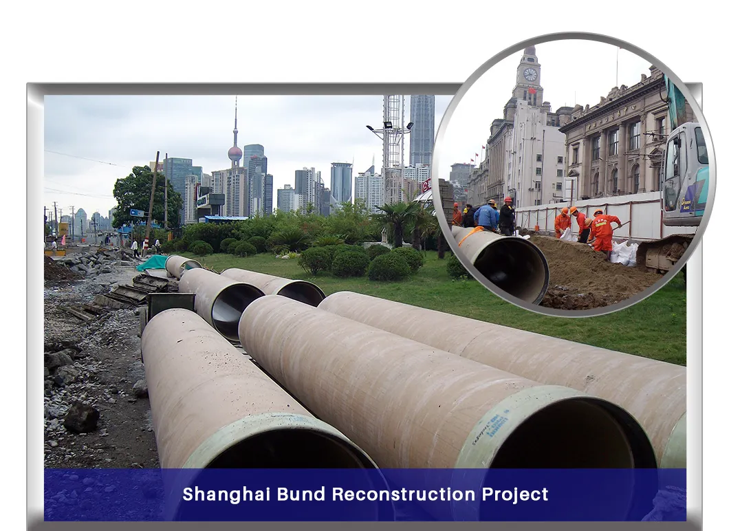 Good Settlement Resistance Cc GRP Pipe for Thermal Power Circulating Water