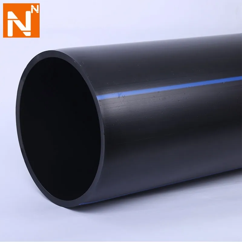 Blue Stripe HDPE Water Pipe Orange Stripe HDPE Pipe Tubes for Gas Transportation