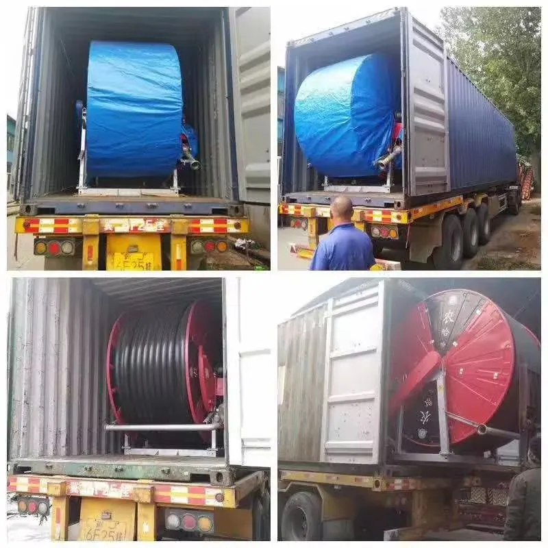 Mobile Hose Reel Irrigation System with Customizable PE Pipe Sizes