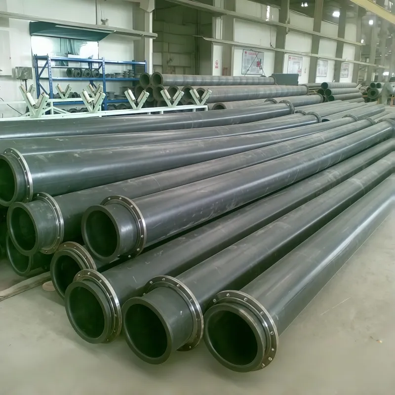 High-Density Polyethylene Material DN110 HDPE Drainage Tube Water Supply Pipe PE100 Black High-Densi