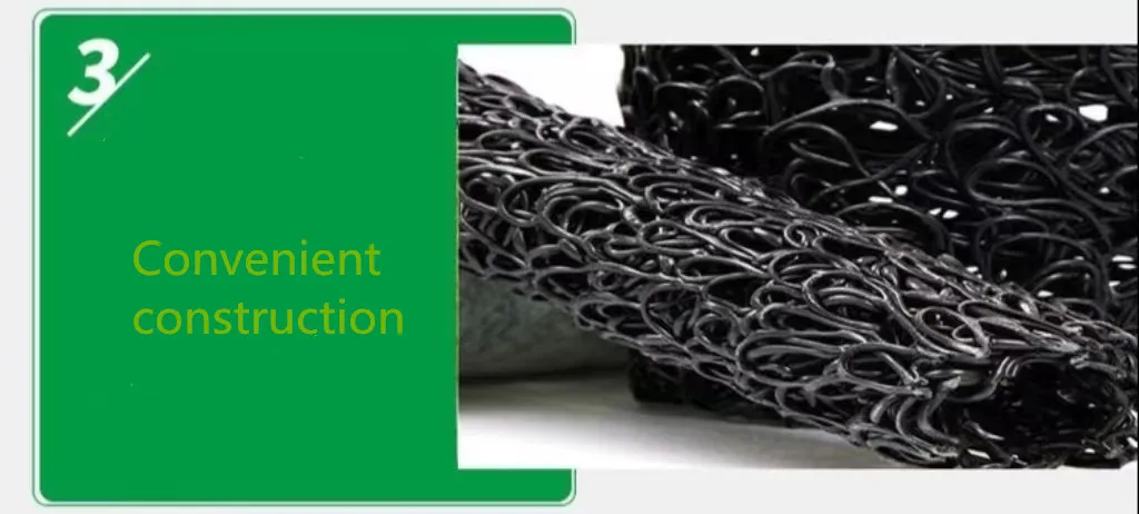 Plastic Blind Ditch Permeable Blind Pipe Permeable Drainage Pipe Wrapped with Polypropylene Circular Rectangular Inner Support Resistant to Acid and Alkali Corr