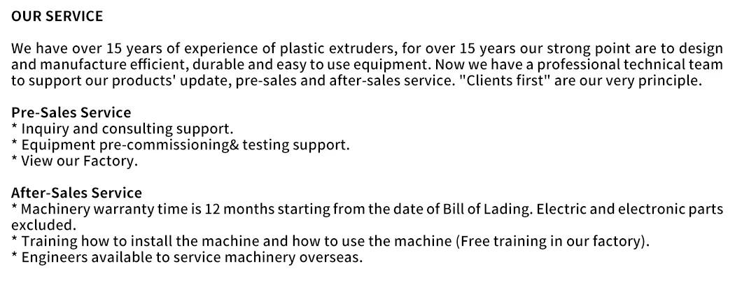 Advanced Extrusion System for Large Diameter Plastic Pipes