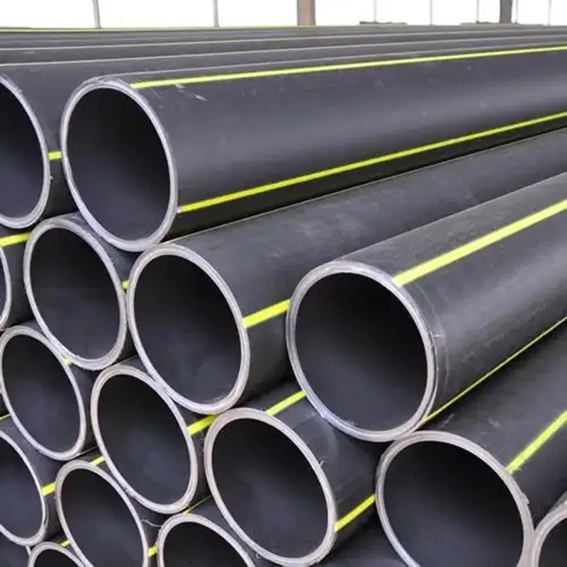 PE/HDPE/Plastic Gas Pipe with Yellow Stripe for Oil and Gas SDR11/13.6/17/21/16