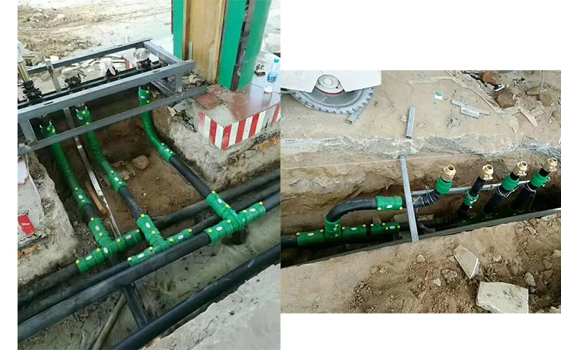 Gas Station Underground PE Pipe for Gas Station Petrol Tube Conductive Underground Upp Pipeline HDPE Double Wall Pipes