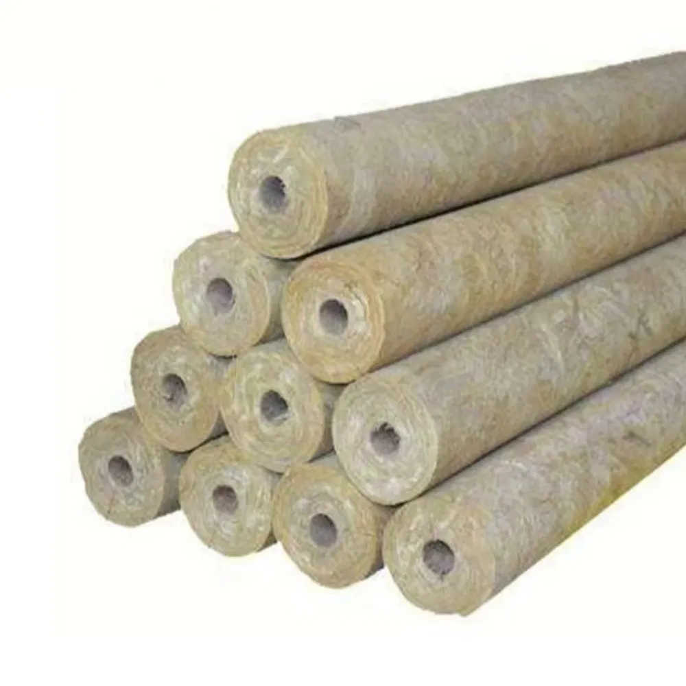 Stable Antibacterial and Mildew Resistance Rock Wool Pipe for Equipment Pipeline Construction