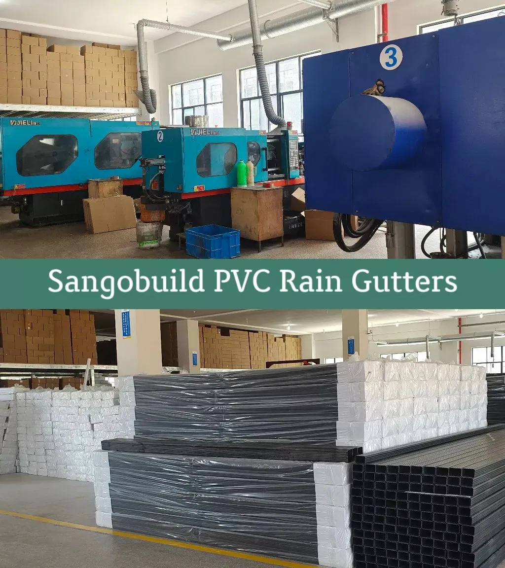 Made in China Greenhouse Roof Gutter Pipe Fitting PVC Drainage System