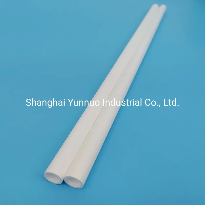 Round Head Yttria Stabilized Zro2 Pipe Zirconium Oxide Ceramic Sleeve