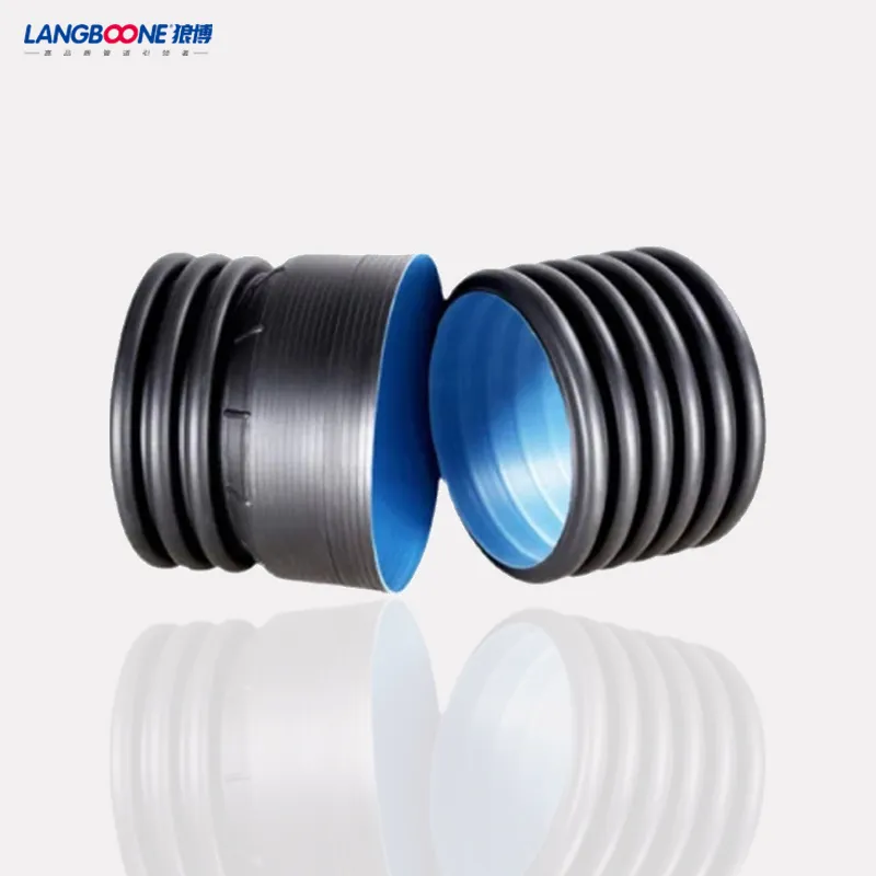 Sn16 HDPE Double Wall Corrugated Twining Pipe PE Water Drainage Pipe