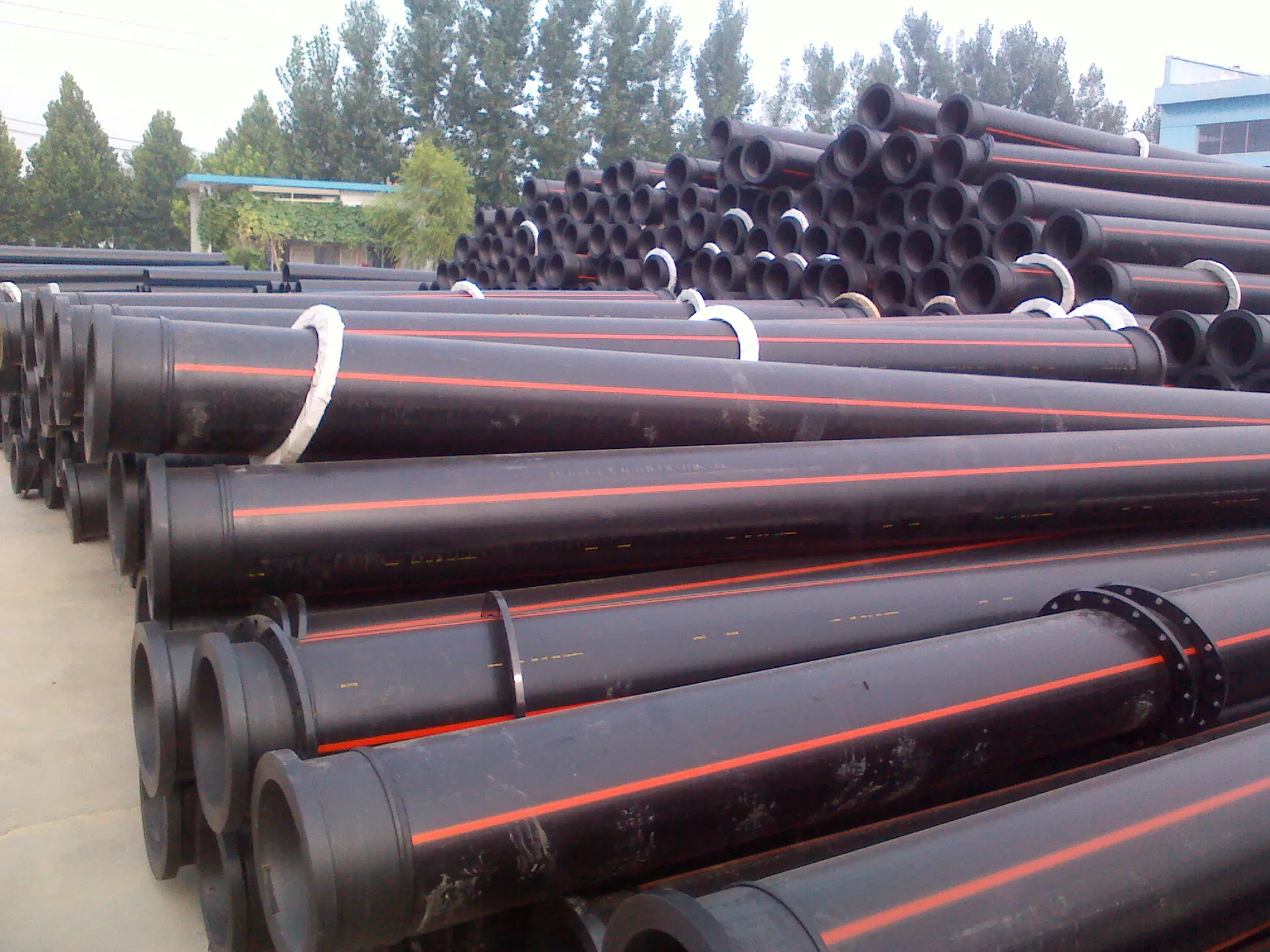 Agricultural Irrigation PE Pipes 20mm-160mm HDPE Plastic Water Supply Tubes 5.8m-11.5m Lengths HDPE Main Gas Polyethylene Pipe