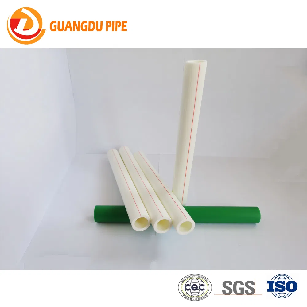 Professional Manufacturer Pn16 Pn20 White Green Plastic Plumbing PPR Tube Polypropylene PPR Pipe for
