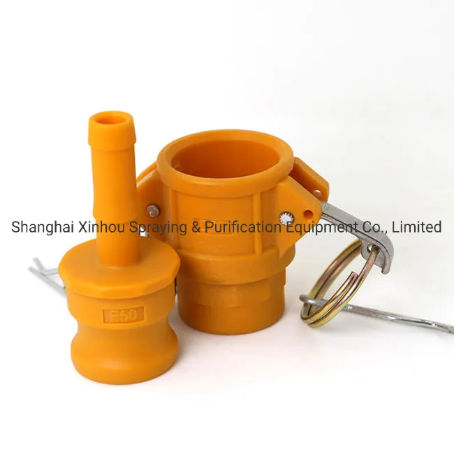 Aluminum Stainless Steel Plastic Polypropylene PP Pipe Fitting Connector Joint Camlock Quick Couplin