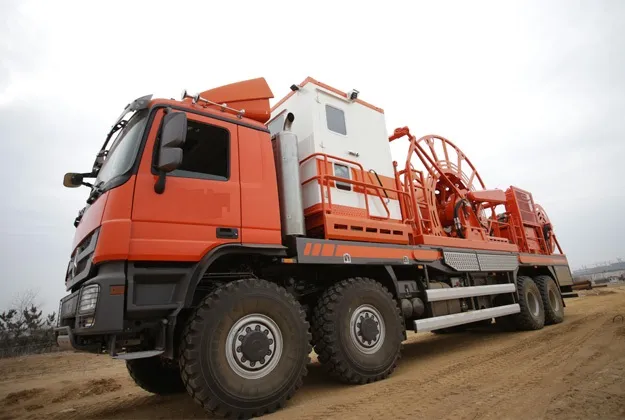 Trailer Mounted Coiled Tubing Unit Mobile Drilling Rig