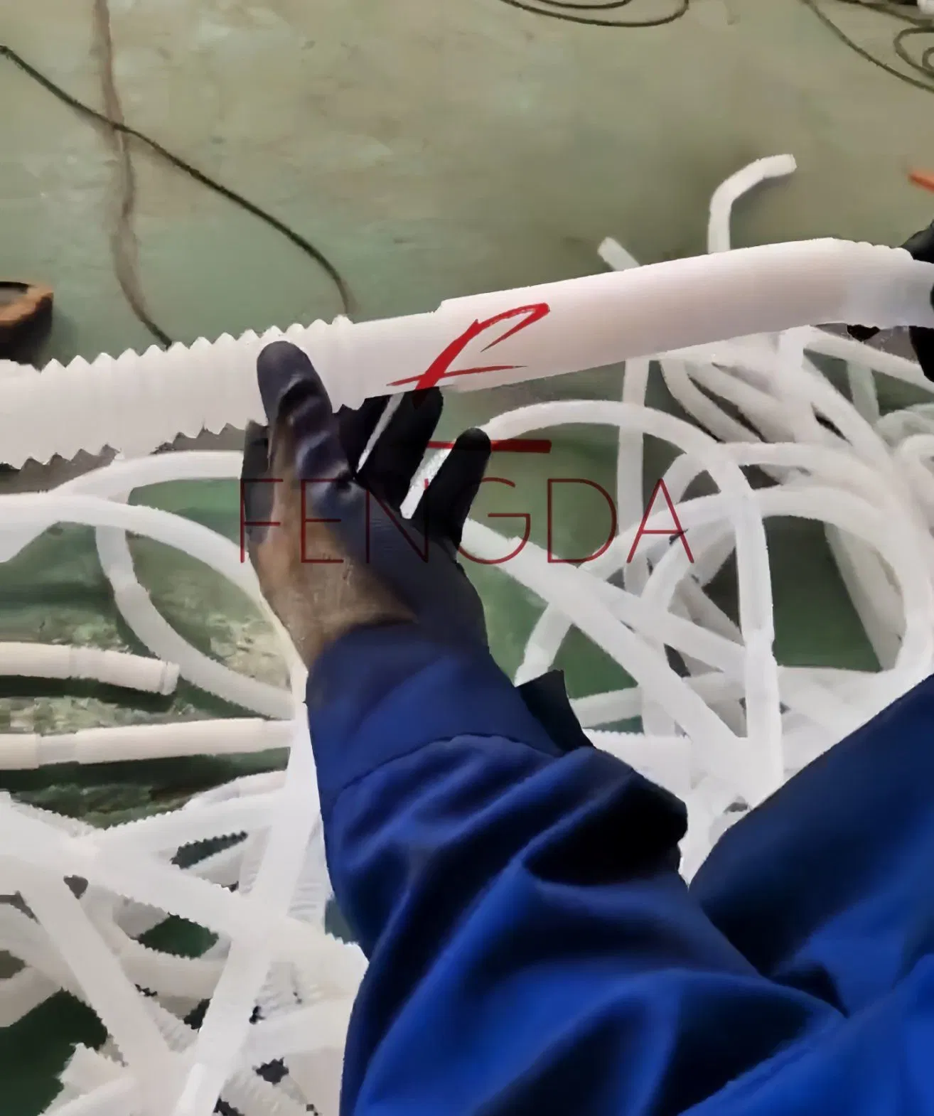 PE/PP/PVC Single Wall Electric Flexible Corrugated Conduit Threading Electrical Wire Pipe Making Machine