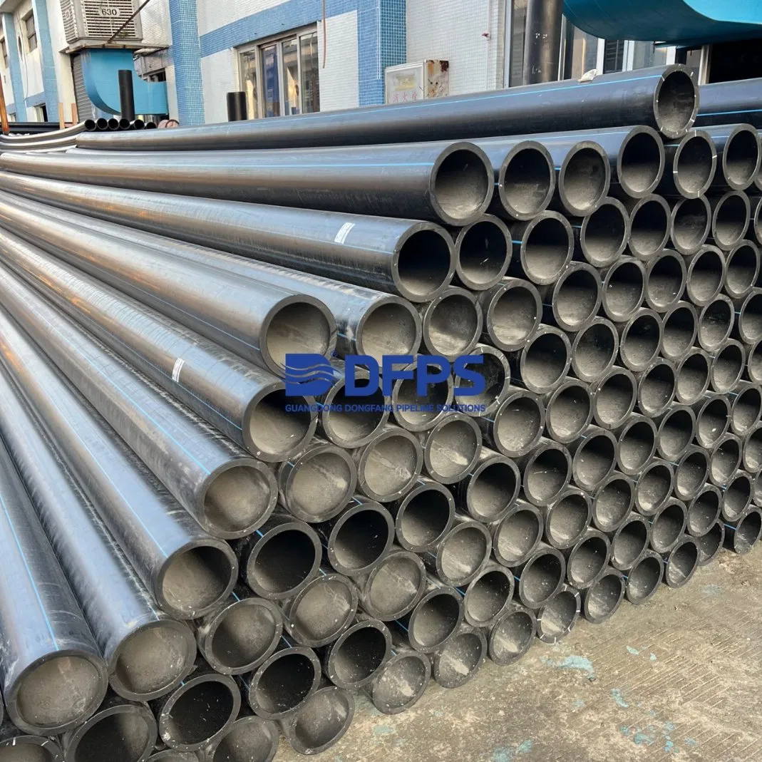 ISO 4427 Standards Pn16 HDPE Drainage Pipe for Gas Water Supply Sand Oil Application Dongfang Pipeli
