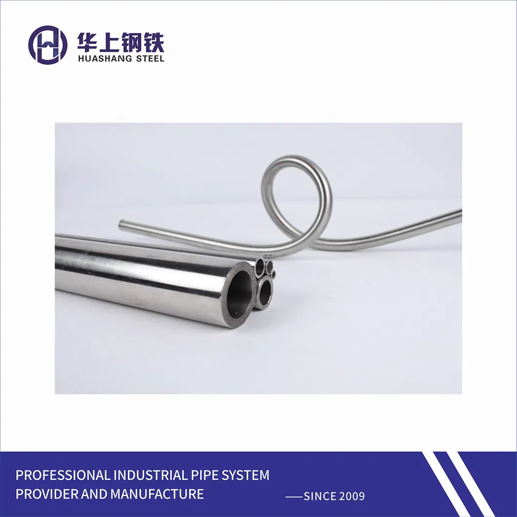 Direct Factory Sale Stainless Steel Coiled Tubing ASTM SS316 304 201 321 318 Grade