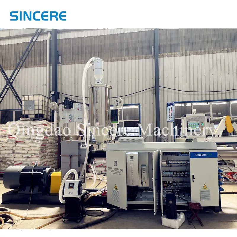 Plastic Water Septic Storage Tank Making Machine Double Wall Spiral Winding Corrugated Pipe Extrusio
