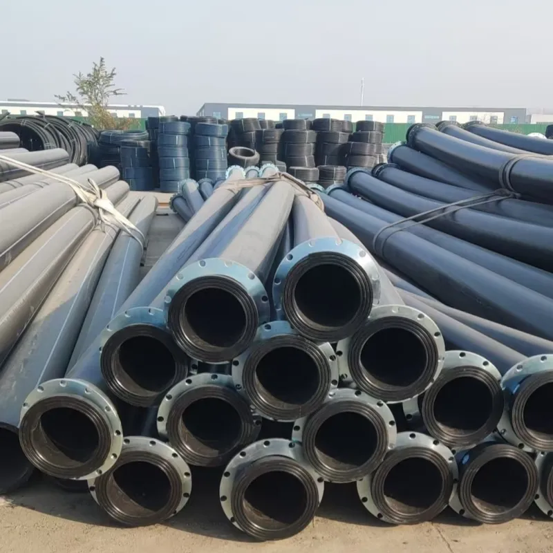 High-Density Polyethylene Material DN110 HDPE Drainage Tube Water Supply Pipe PE100 Black High-Densi