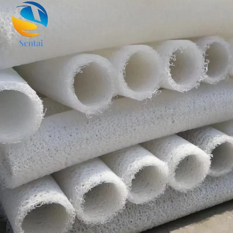 Plastic Blind Ditch Permeable Blind Pipe Permeable Drainage Pipe Wrapped with Polypropylene Circular