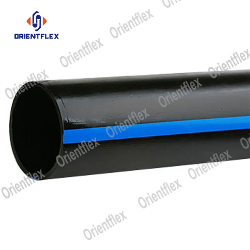 PE80 PE100 Blue Line HDPE Poly Pipe for Water Supply