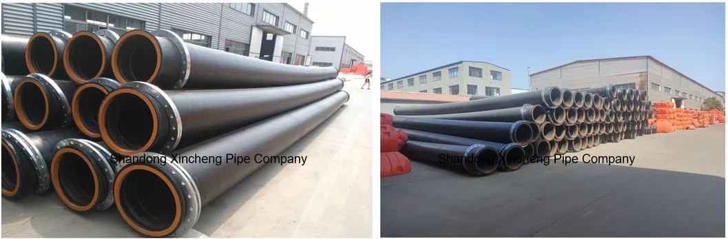 HDPE PE 100 High Density Polyethylene Floating Water Mud Slurry Sand Gas Oil Dredging Dredge Dredger Mining Supply Plastic Pipe