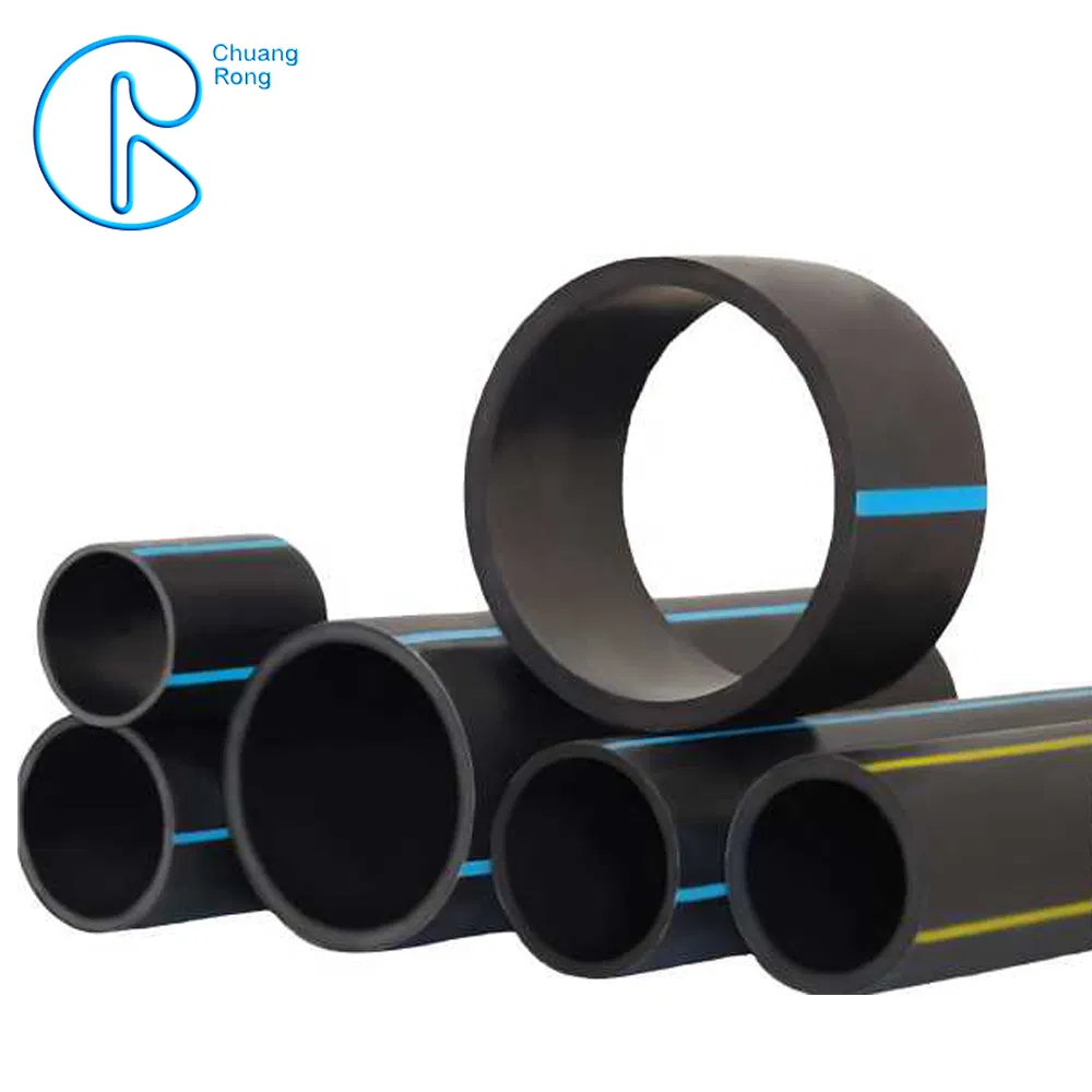 100%PE100 HDPE Plastic Pipes for Drinking Water Supply with CE Certification