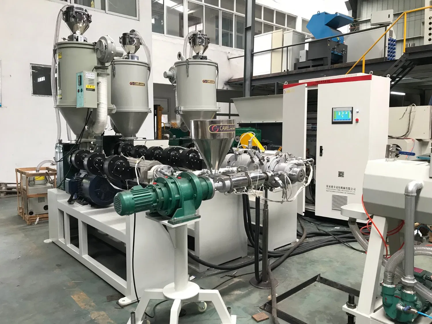 PE PP HDPE Silicon Core Pipe Co-Extrusion Line