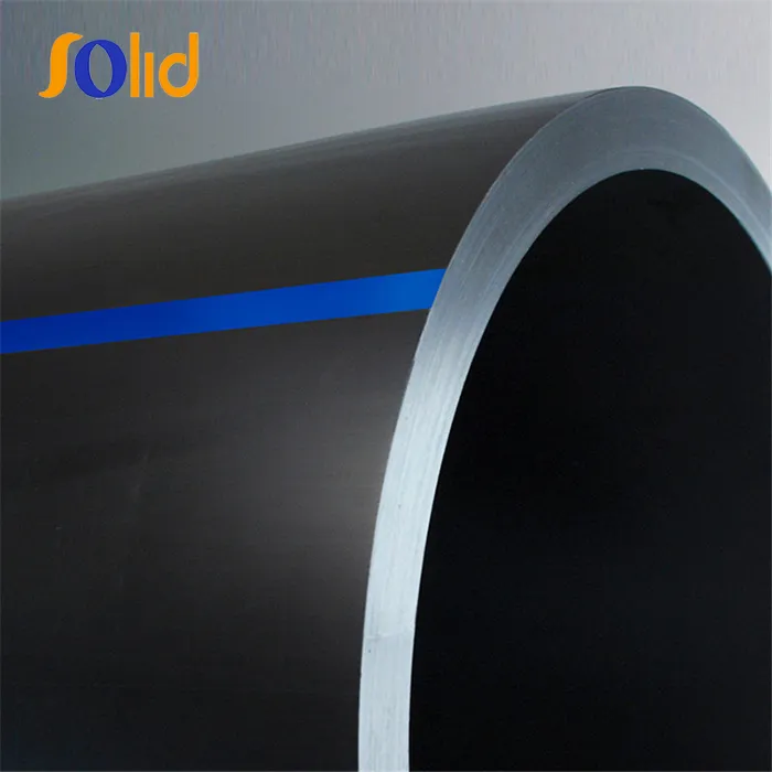 HDPE Plastic Water Drainage Pipes Pn16 PE100