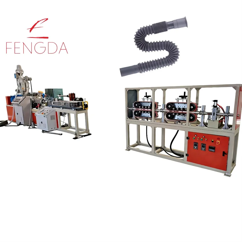 Automatic Plastic PP/PVC Corrugated Flexible Hose Pipe Making Machine