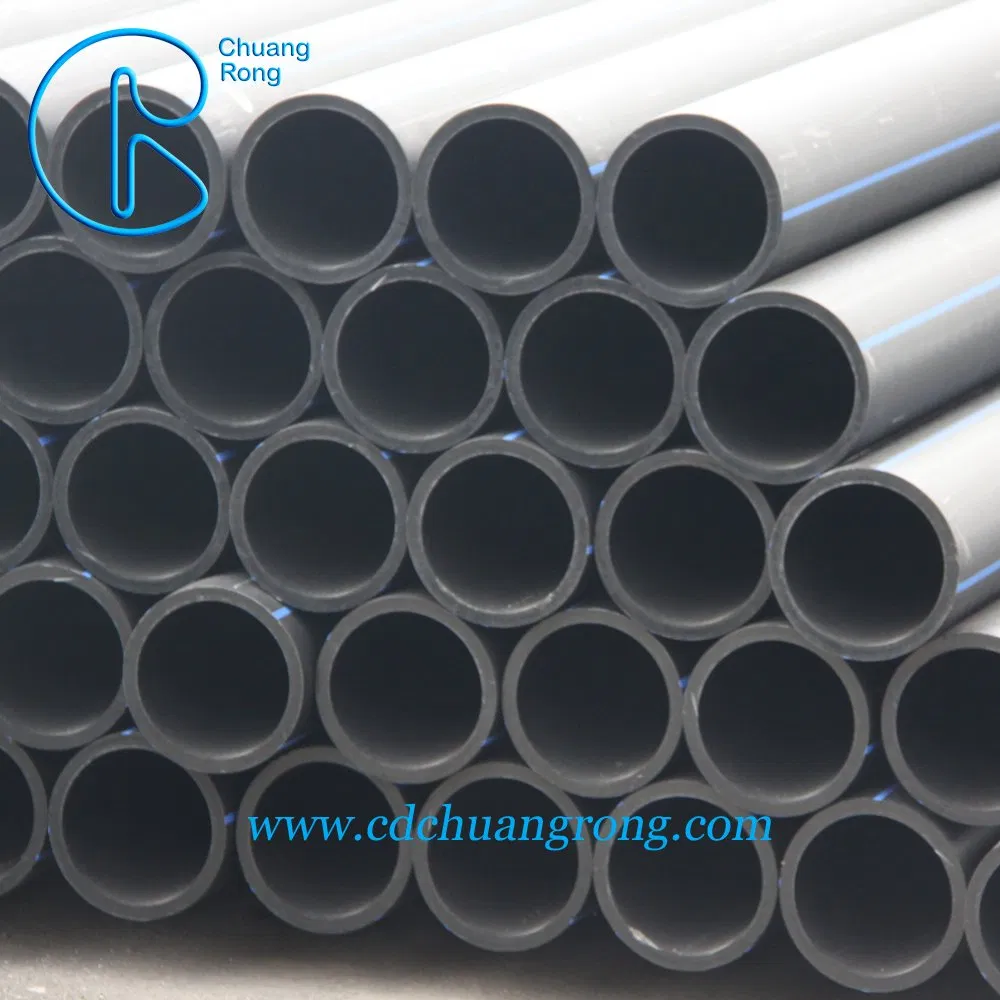 100%PE100 HDPE Plastic Pipes for Drinking Water Supply with CE Certification