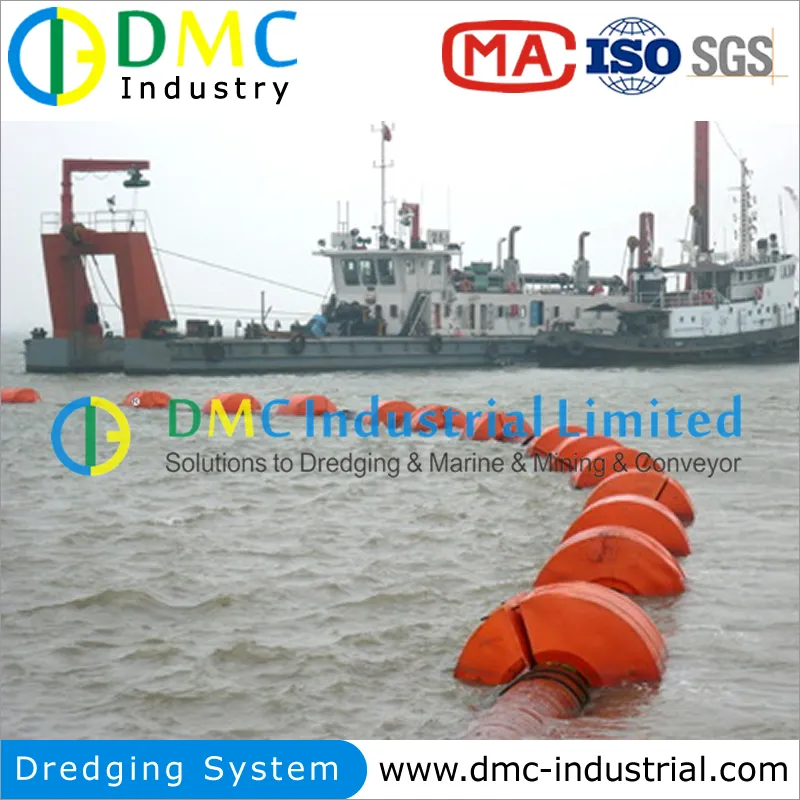 HDPE Dredging Pipe UHMW-PE PE100 High Density Polyethylene Floating Water Mud Slurry Sand Draining W