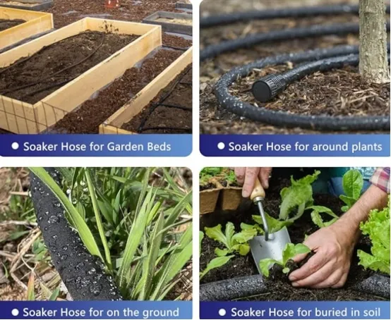 Microporous Drip Garden Soaker Hose Water Saving Irrigation Pipe Porous Tubing