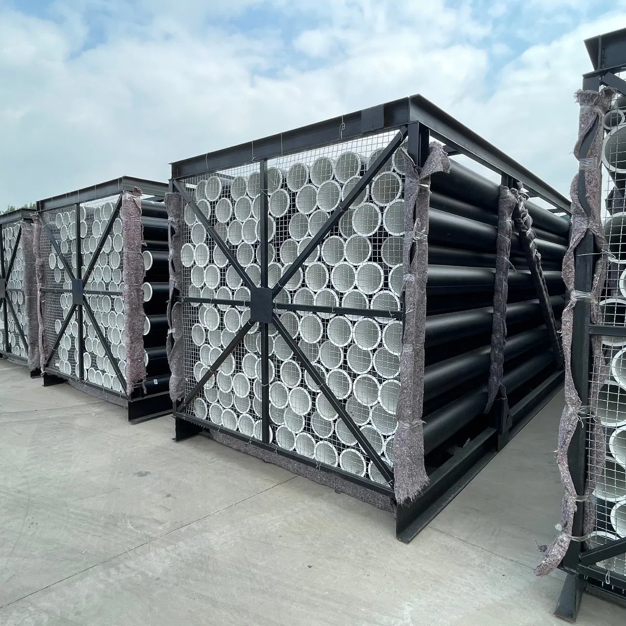 PE100 Steel Reinforced Composite Pipe for Power Plant Ash Slurry Transportation and Abrasion Resista