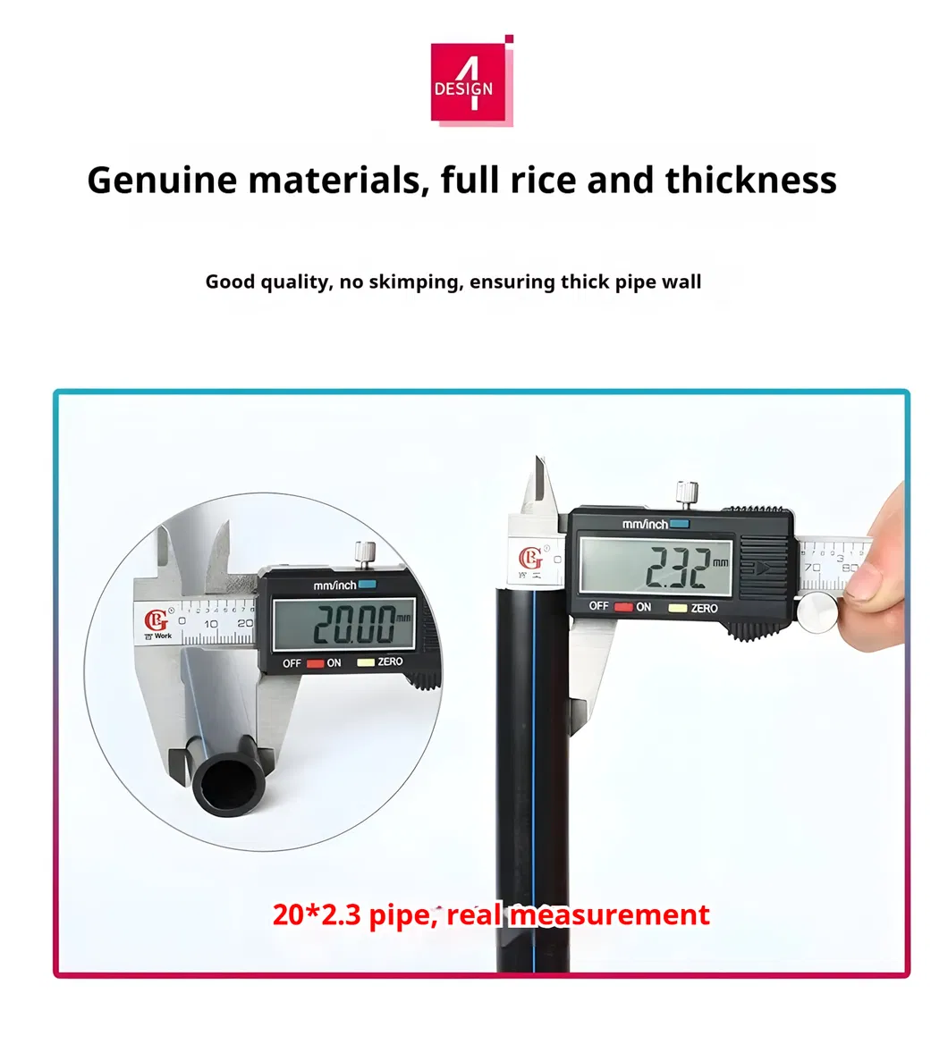 Hot Sale High Quality PE100 Grade HDPE Pipe Agricultural Dirp Irrigation Pipe HDPE Pipe for Water Supply