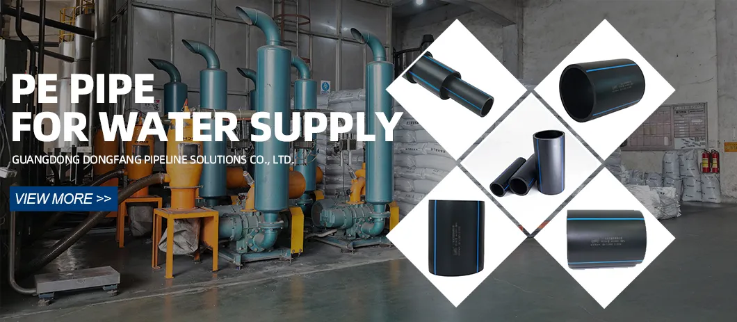 Dfps Wide Range of Applications High Toughness PE Pressure Drainage Solid Wall Pipe