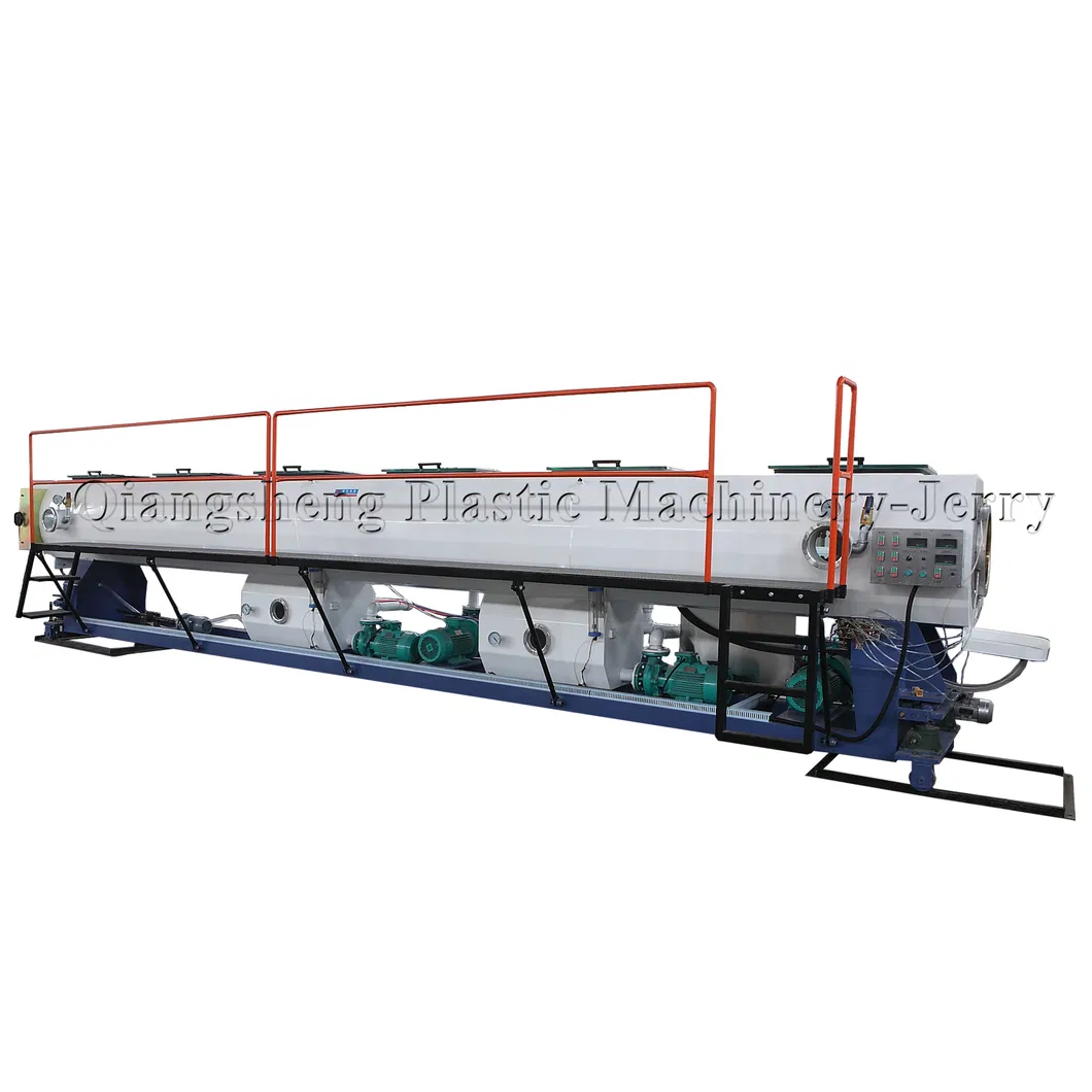 Qiangsheng Machinery Plastic HDPE LDPE PPR Polypropylene Pipe Production Line/Plastic Single Screw HDPE LDPE Pipe Extrusion Machine
