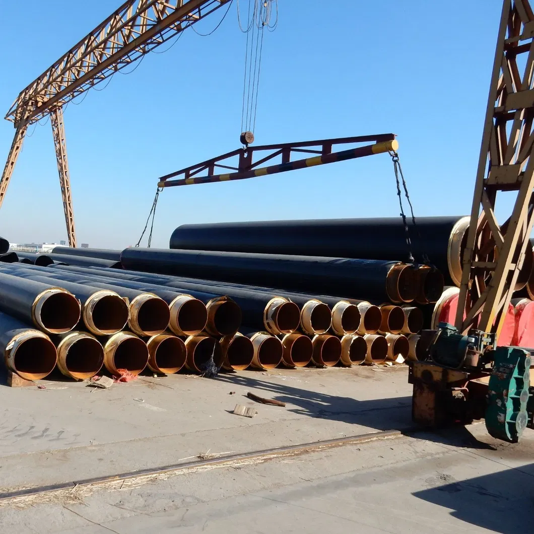 Factory Price Rigid Polyurethane Spraying PE Thermal Insulation Pipe /Natural Gas Transmission Pipelines/Iron Pipes for Conveying Fluids/Tube