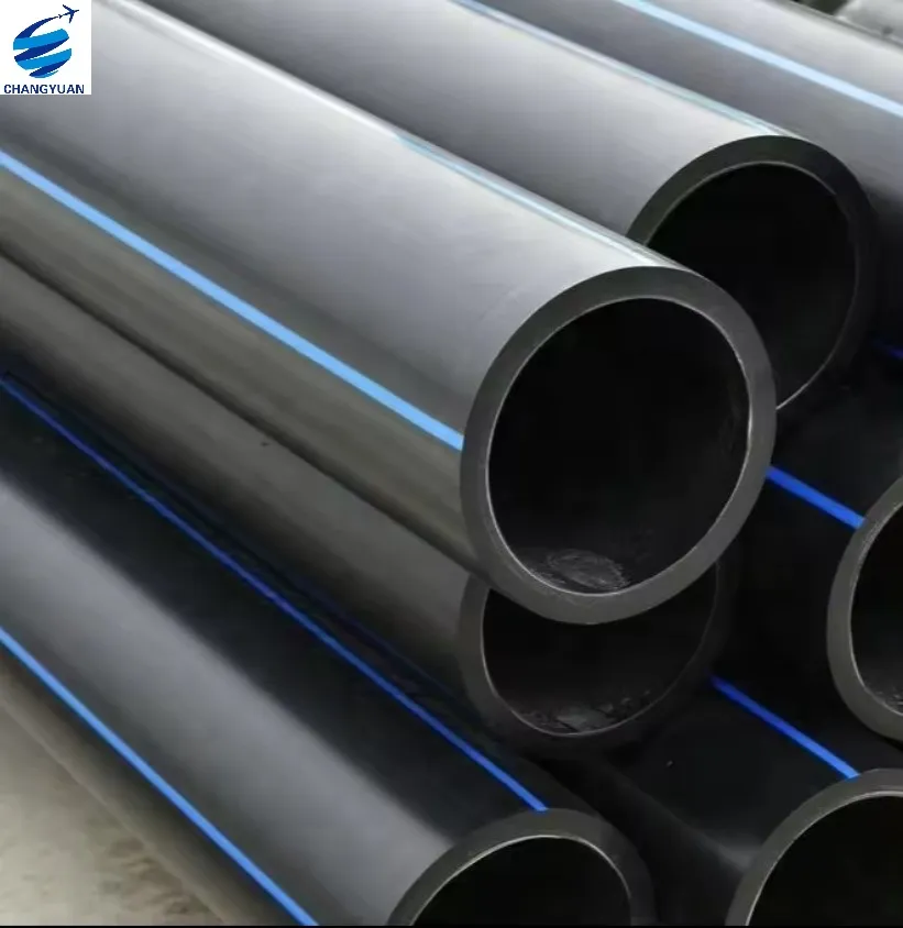 Factory Supply PE Water Pipe HDPE Plastic Pipe Butt Fusion Connection Irrigation Different Diameters